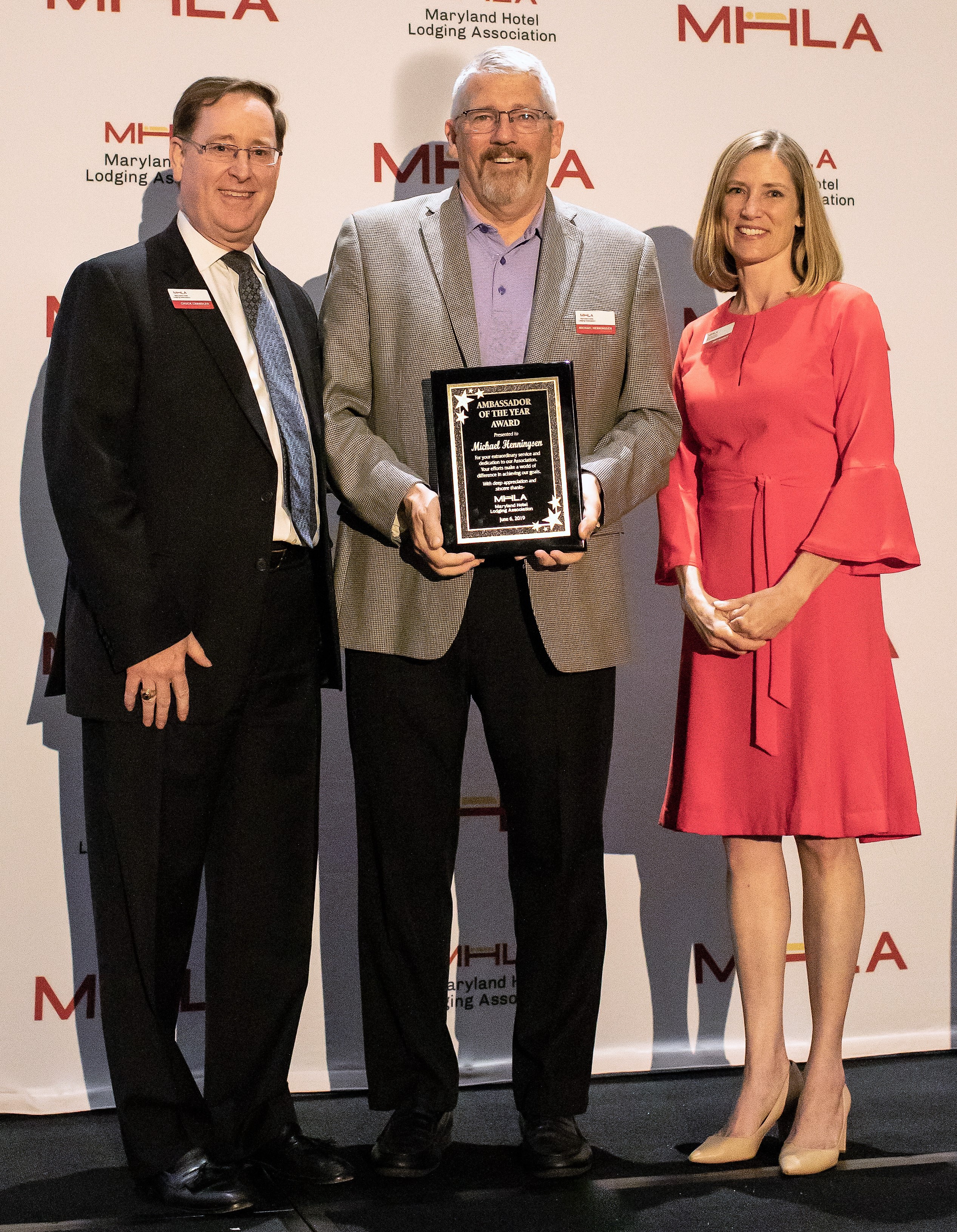 Michael Henningsen named Ambassador of the Year by Maryland Hotel Lodging Association